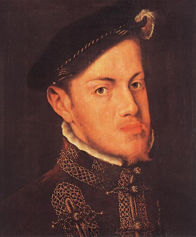 MOR VAN DASHORST, Anthonis Portrait of the Philip II, King of Spain sg oil painting image